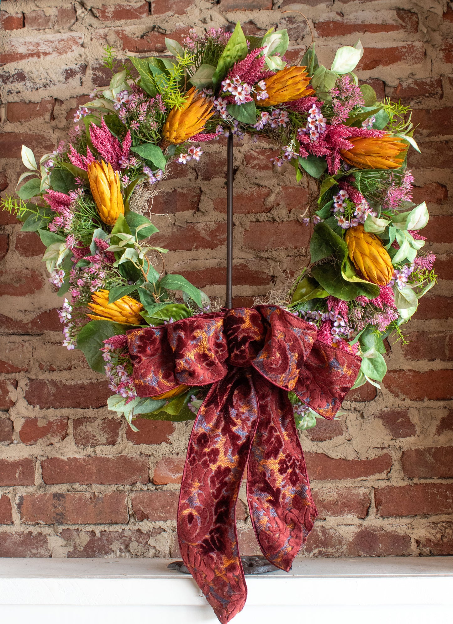 "Shades of Pink" Wreath