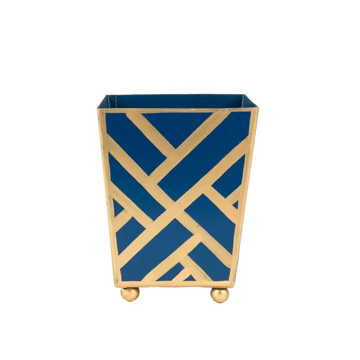 Newport Square Cachepot- Navy