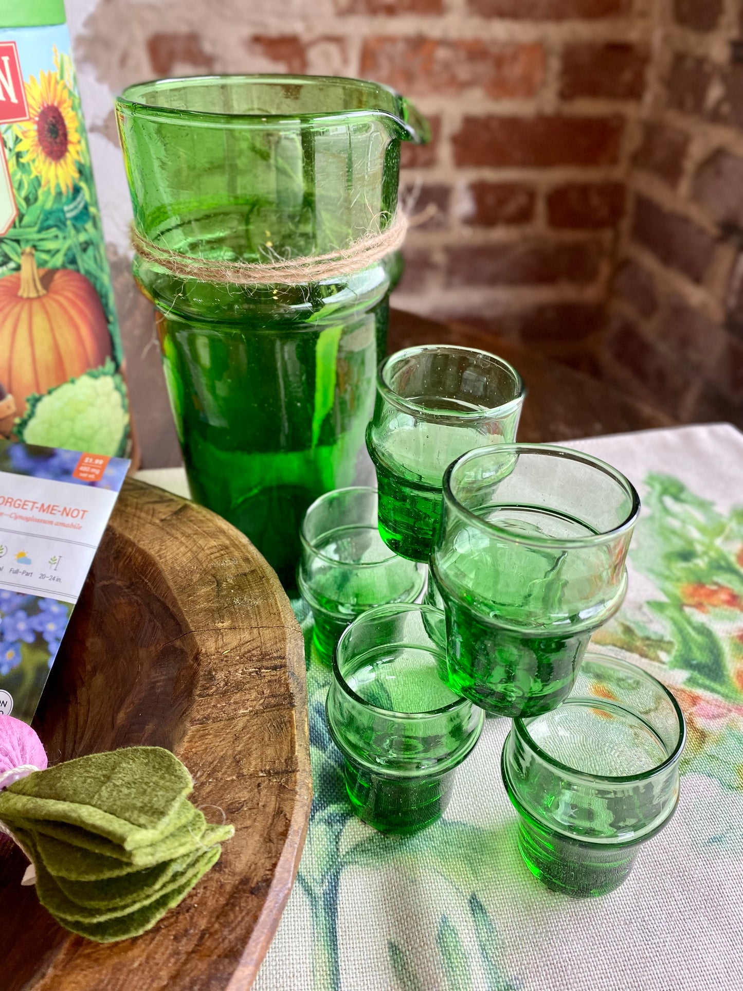 Beldi Moroccan Recycled Bottle Carafe