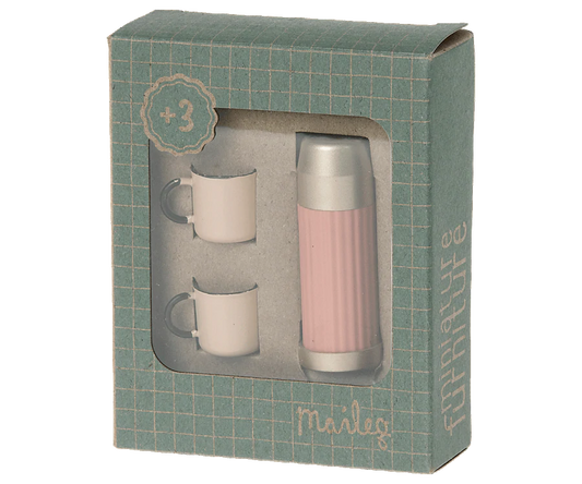 Thermos & Cups - Coral