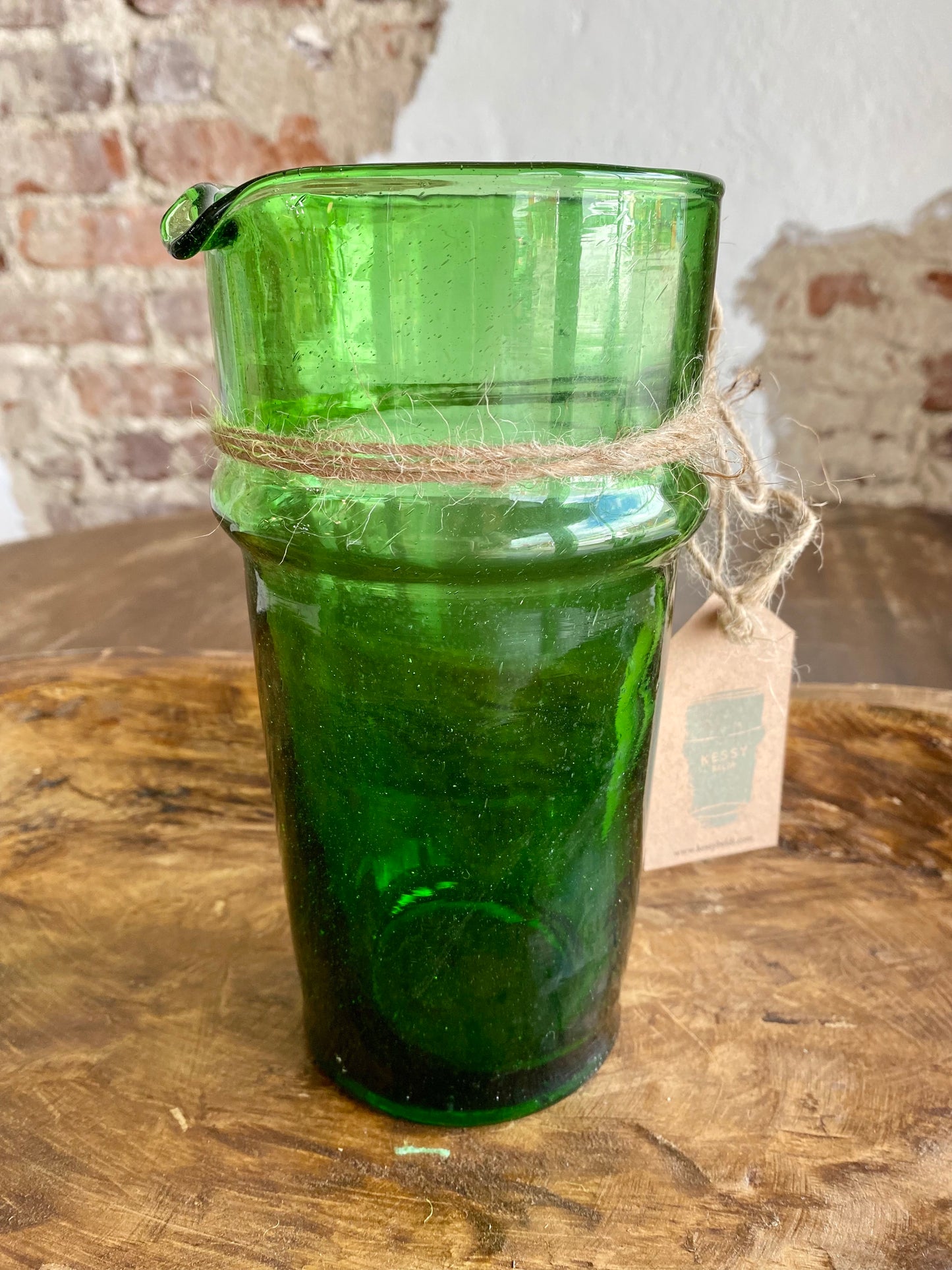 Beldi Moroccan Recycled Bottle Carafe
