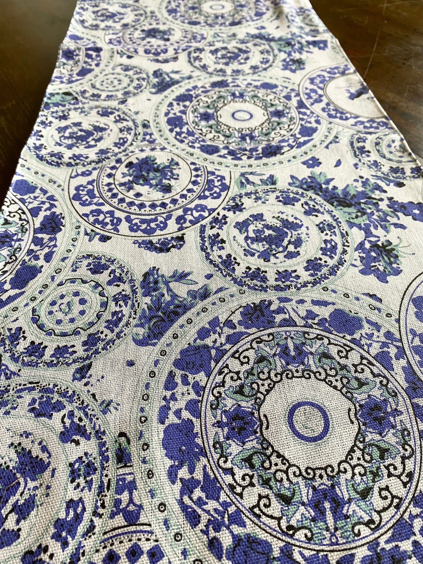 Navy & Beautiful Table Runner