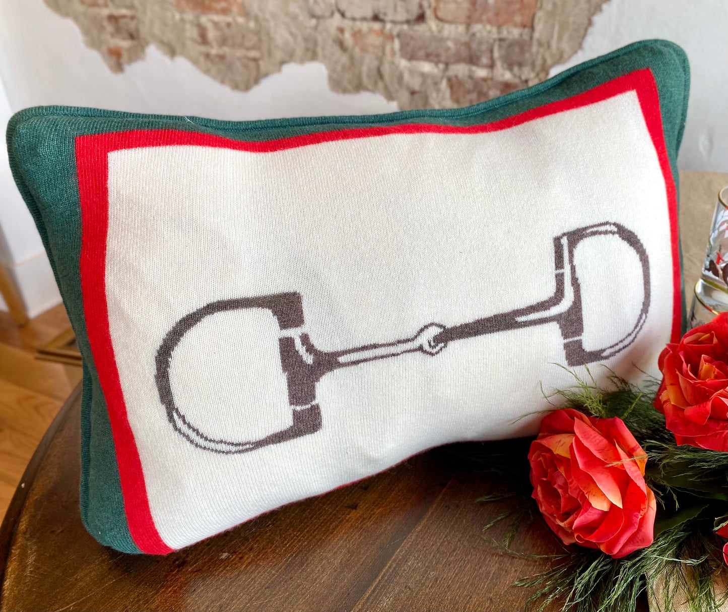 Derby Day Cashmere Pillow