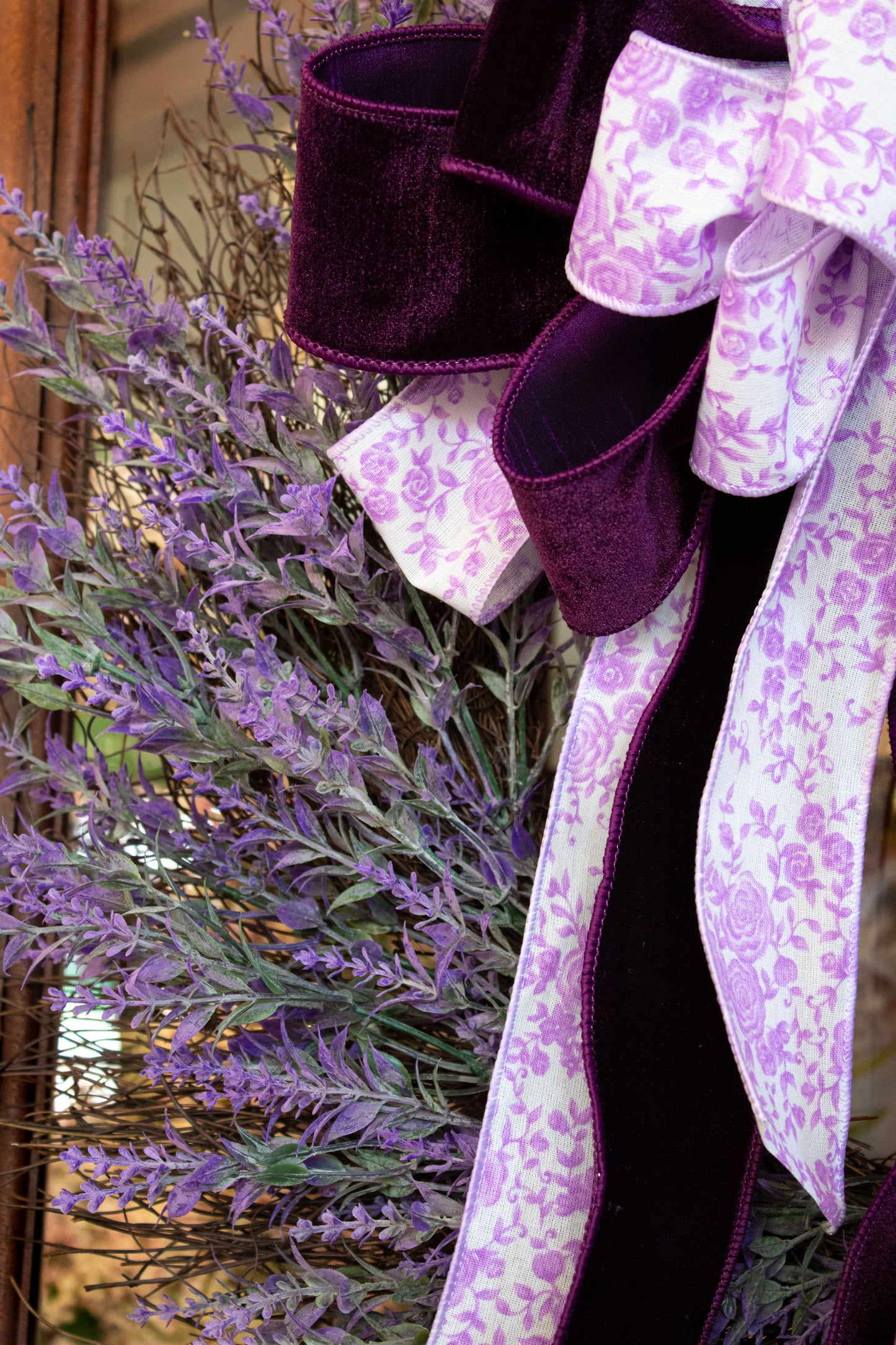 Shades of Purple Wreath