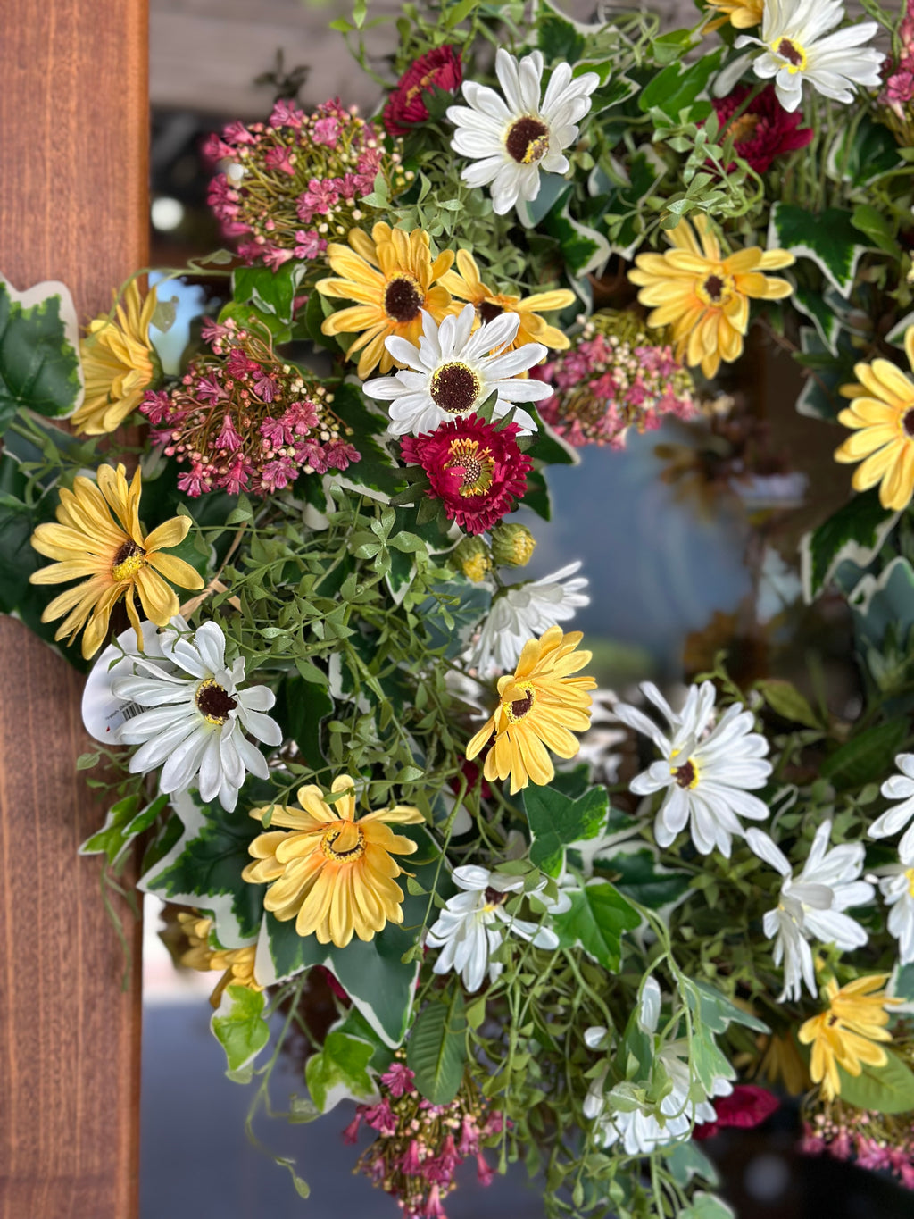 Fresh Blooms Dandelion Wreath