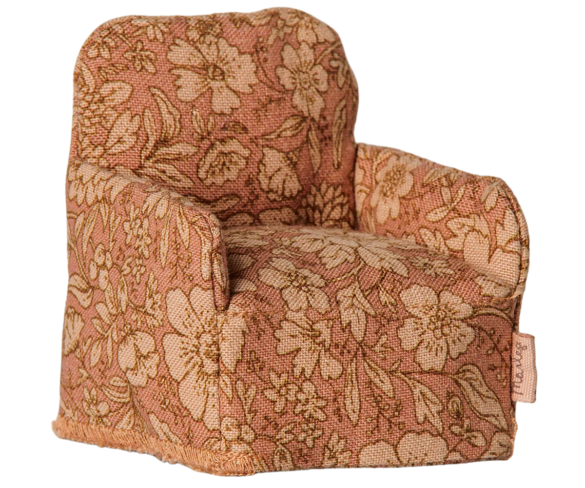 Maileg - Folding Chair, Mouse - Flower