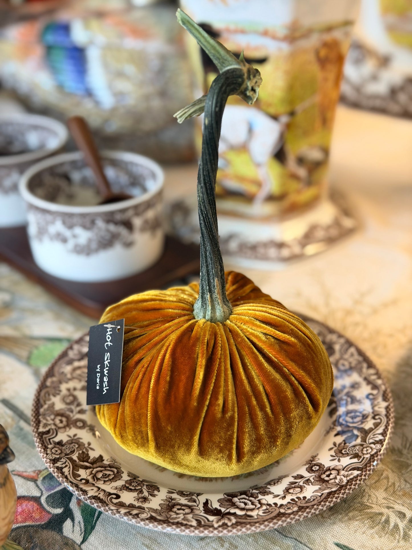 5" Velvet Pumpkin (Silk Options)