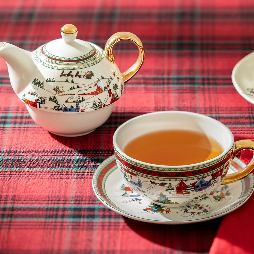 Holiday Winter Wonderland Tea For One Set (with Box)
