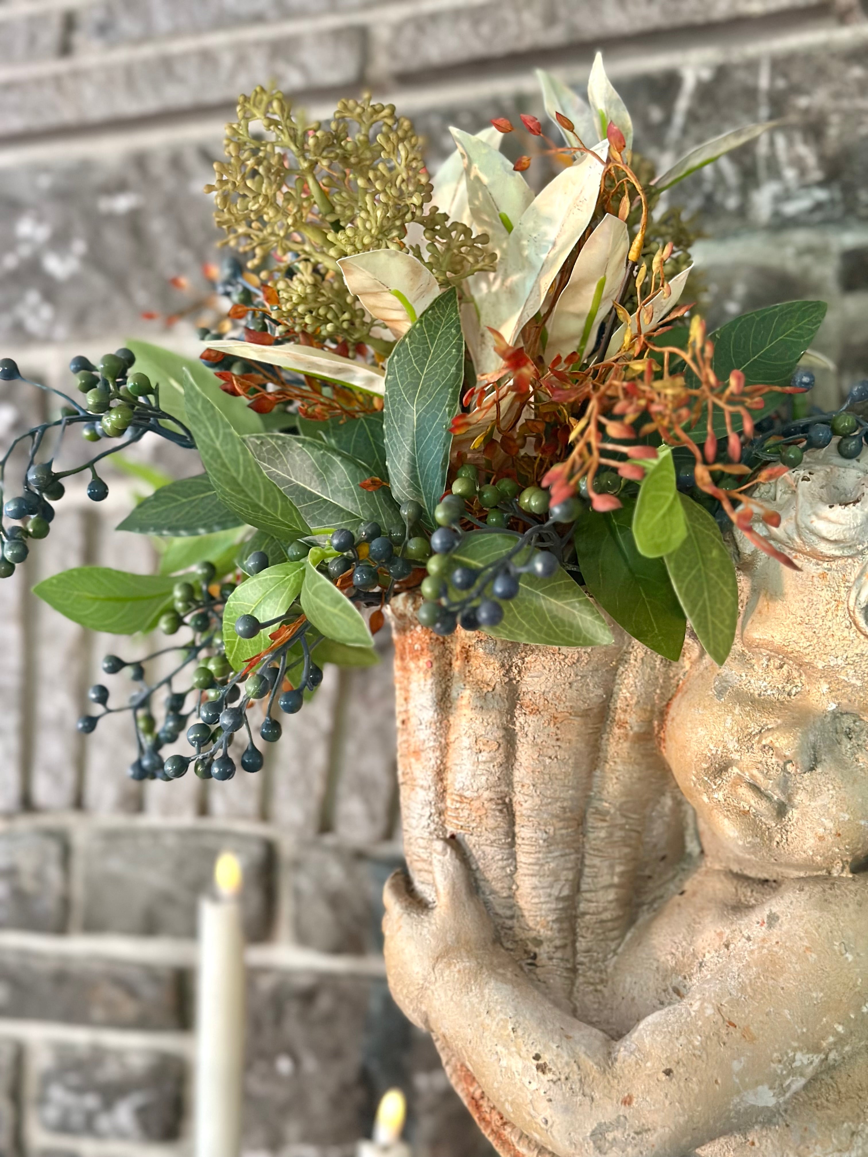 Berry and Artemesia Bouquet