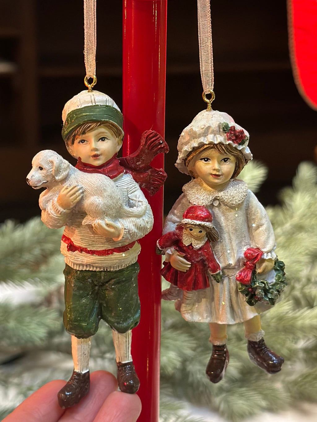 4.3" Vintage Child Ornament