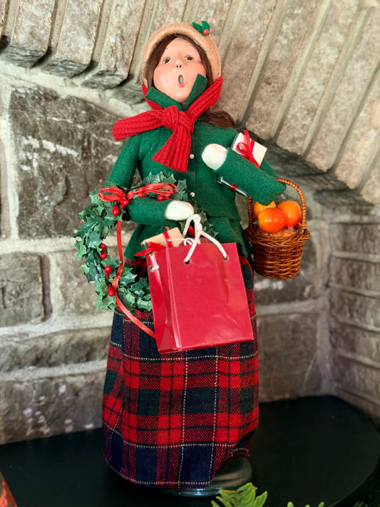 Byers’ Choice Shopping Family Woman