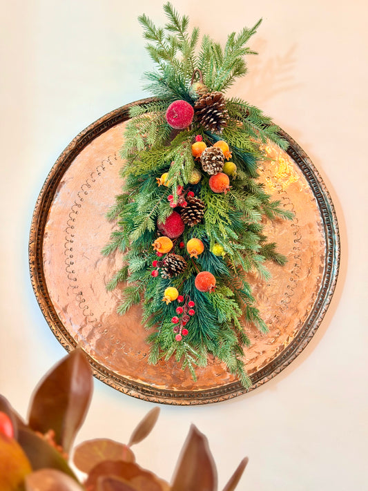 Sugared Fruit & Pinecone Drop