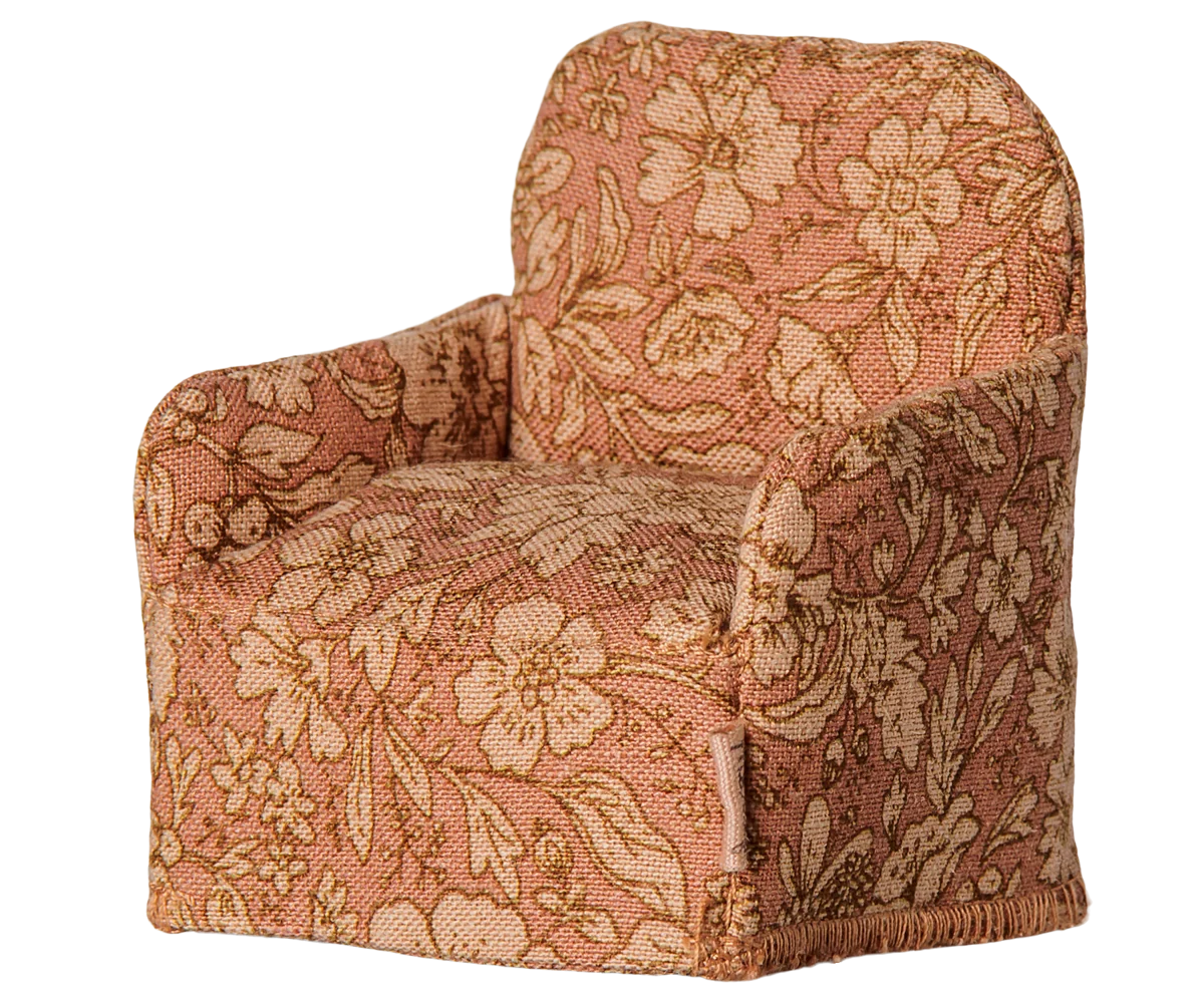 Maileg - Folding Chair, Mouse - Flower