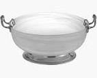 Arte Italica - Volterra Large Bowl with Pewter Handles