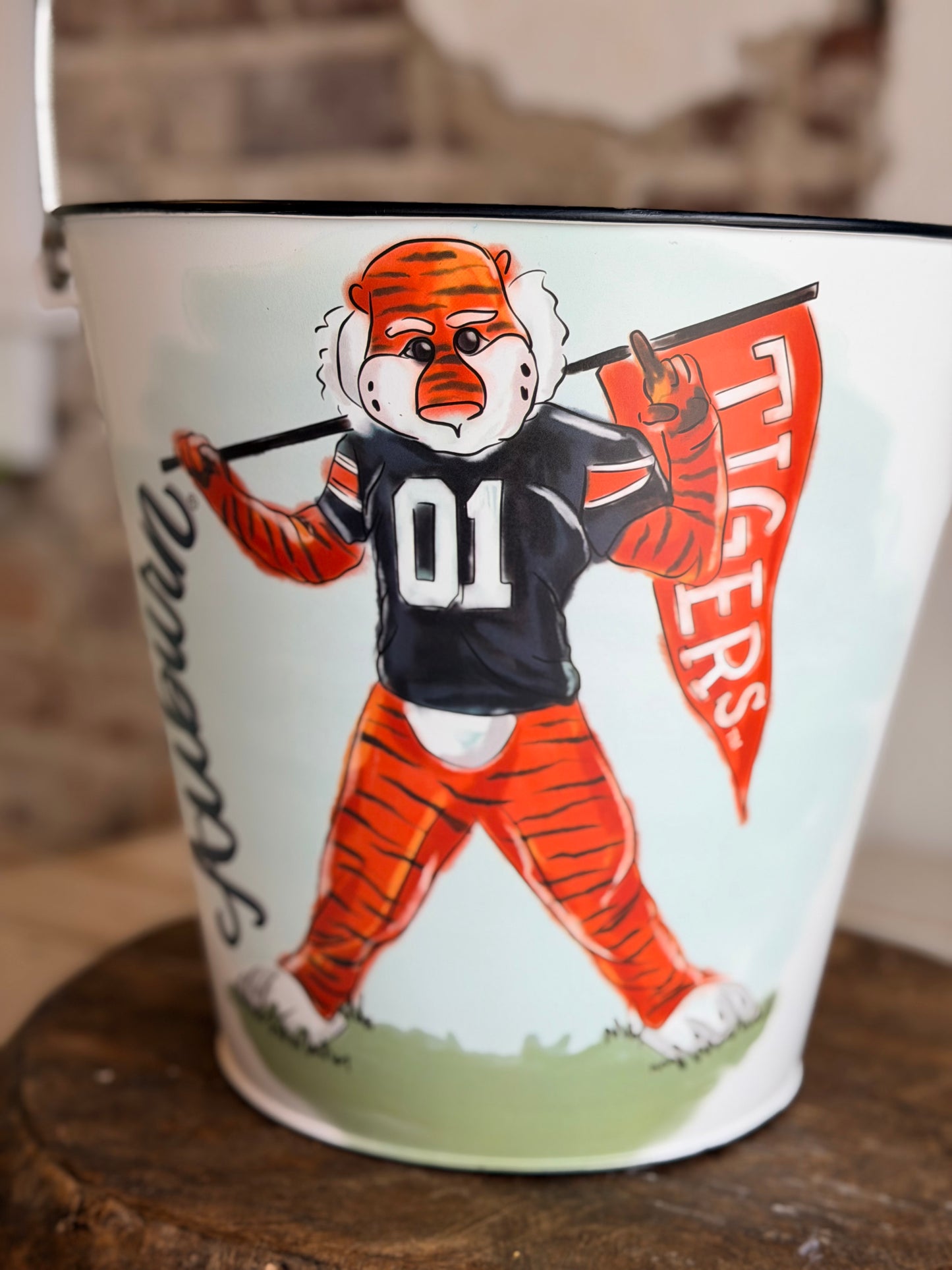 Auburn Mascot Drink Bucket