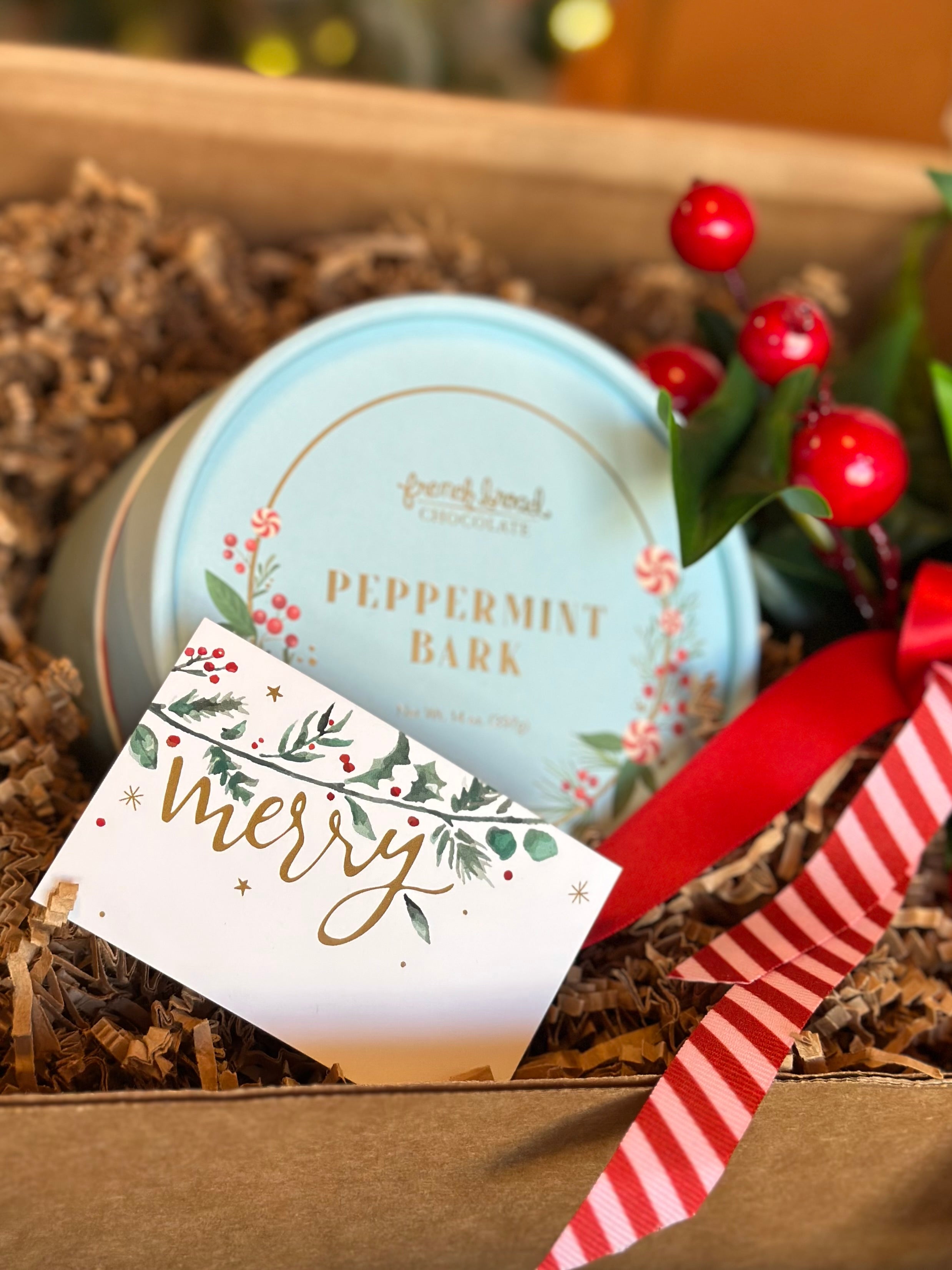 Peppermint Bark and Holiday Bundle Gift Set
