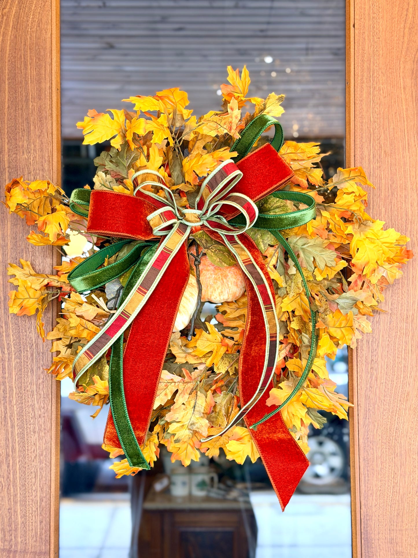 Harvest Wreath & Bow