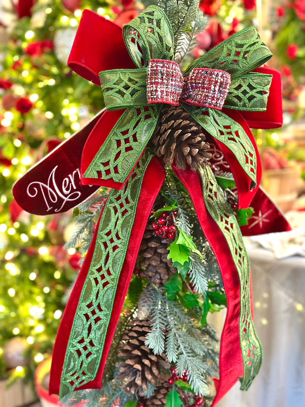 Merry Christmas and Tweed Swag