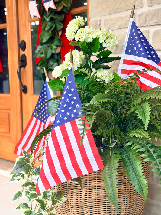 U.S. Flag 12x18 Stick Flag