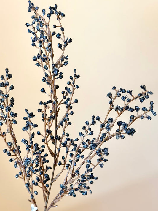 18" WP GLITTER MINI BERRY BUSH