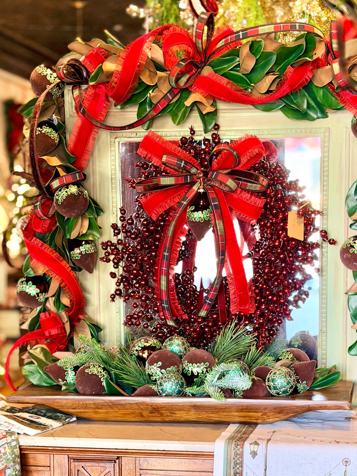 Berry Ridge Wreath & Bow