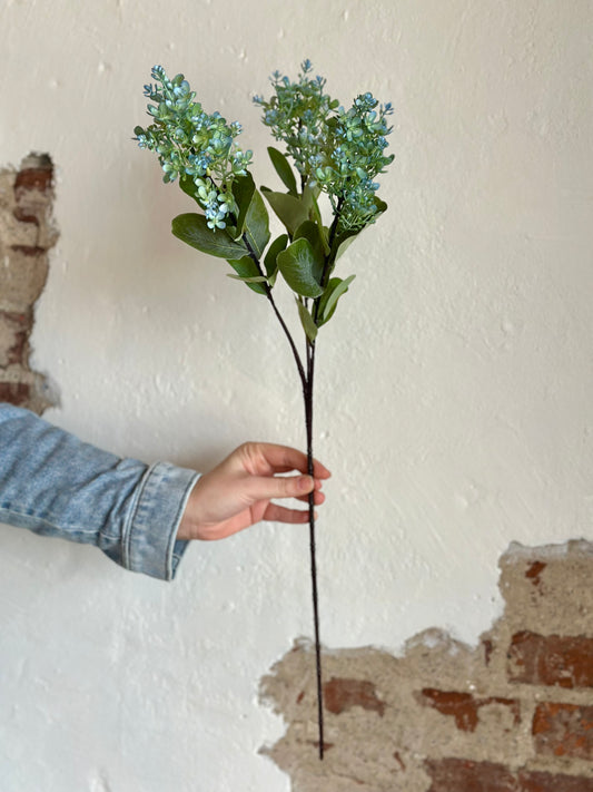 SEEDED PEEGEE HYDRANGEA 29" BLUE