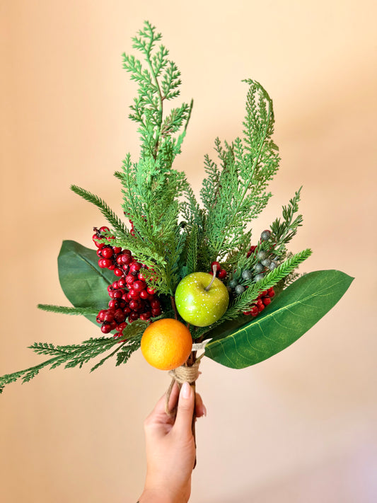 18" Fruit and Pine Bush