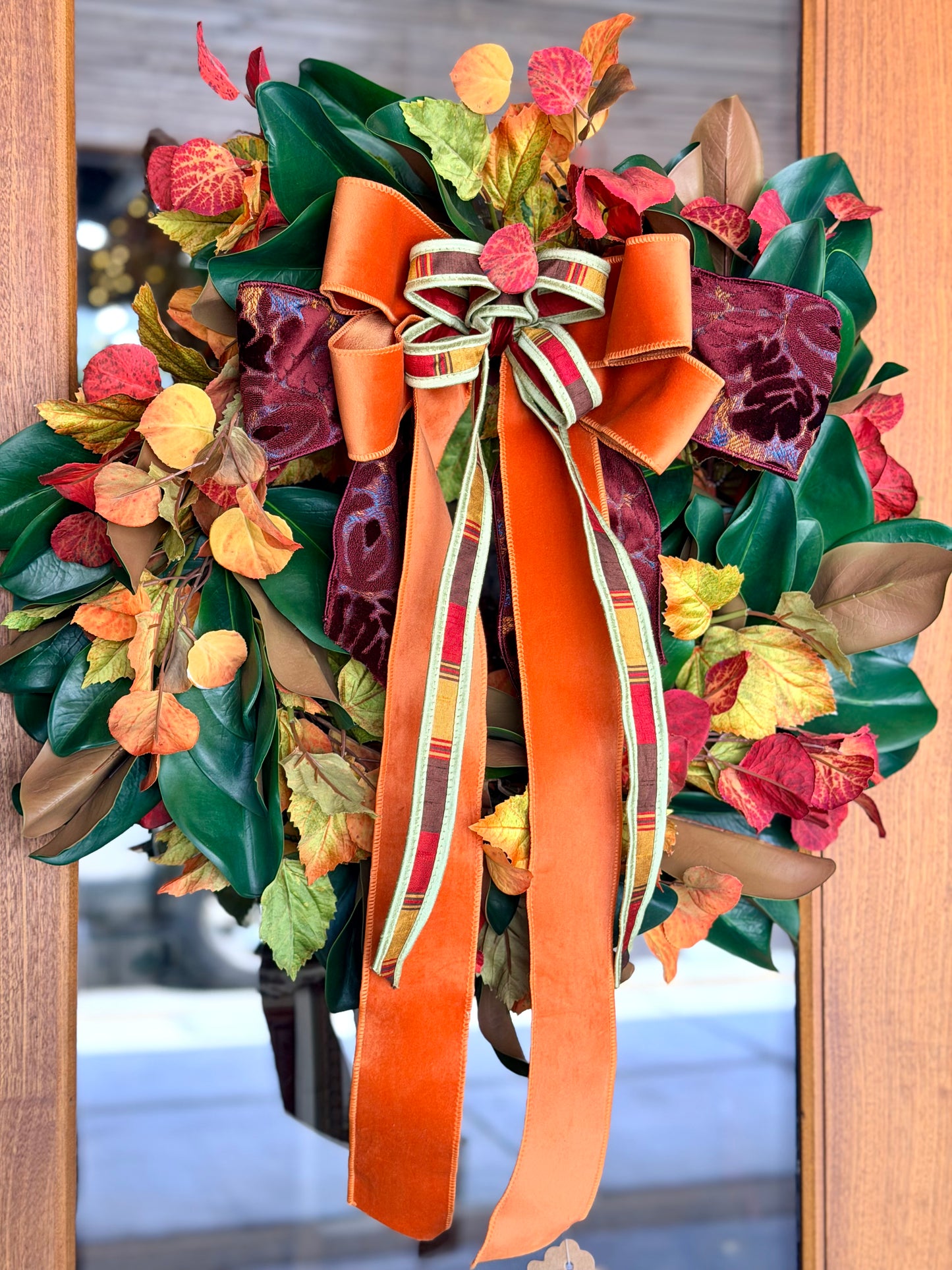 Autumn Afternoon Wreath & Bow
