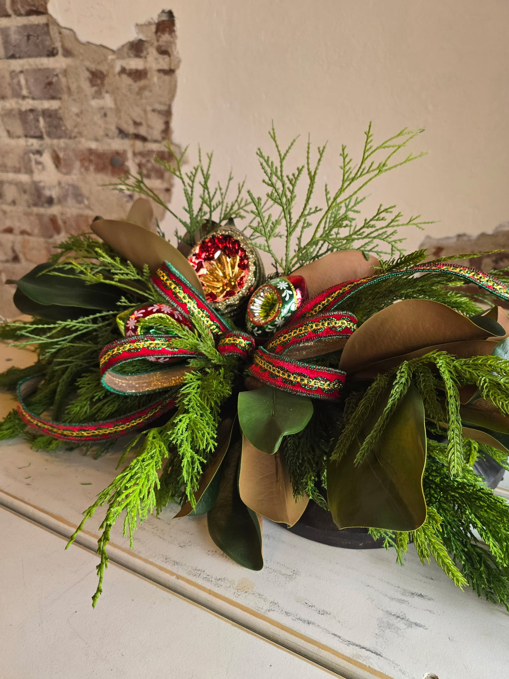 Vintage Christmas Centerpiece