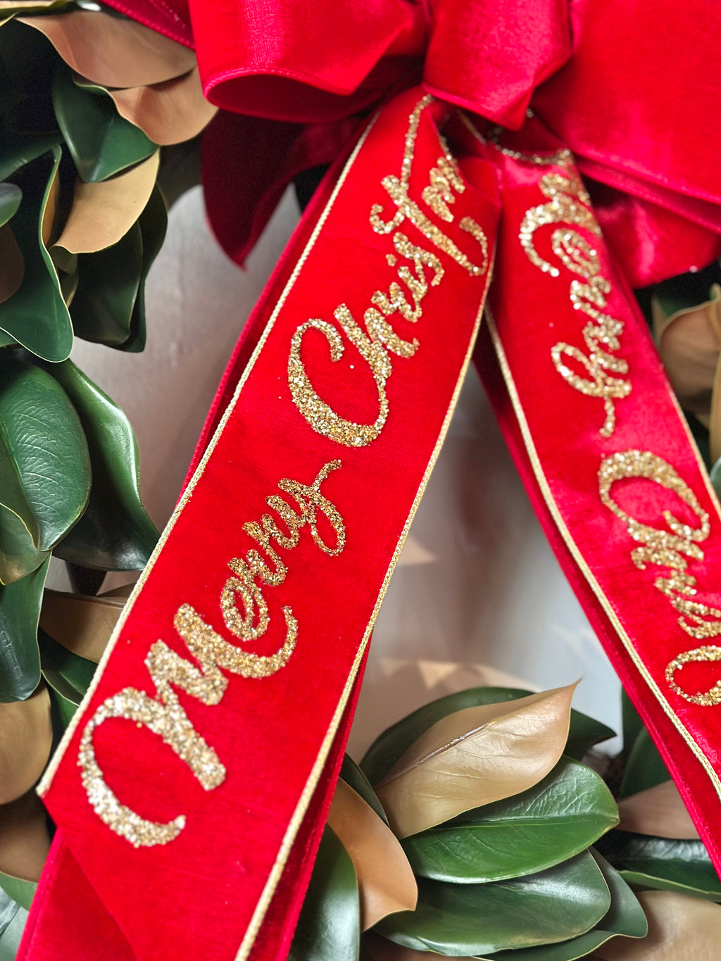 Magnolia "Merry Christmas" Wreath