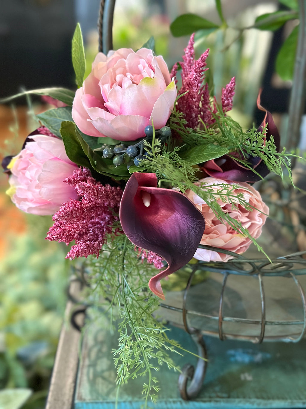 Peony Calla Lilies Bouquet