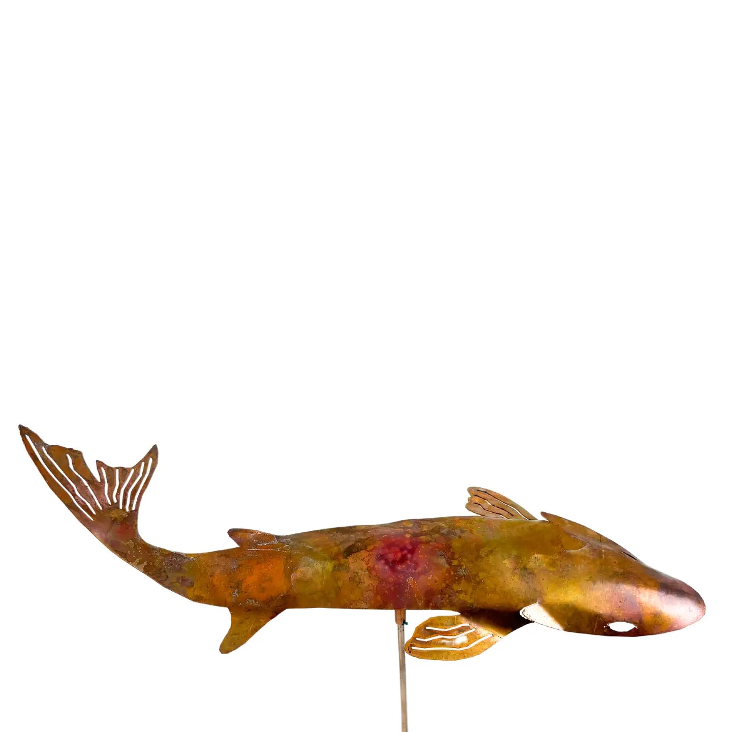 18" Natural Copper Koi Stake