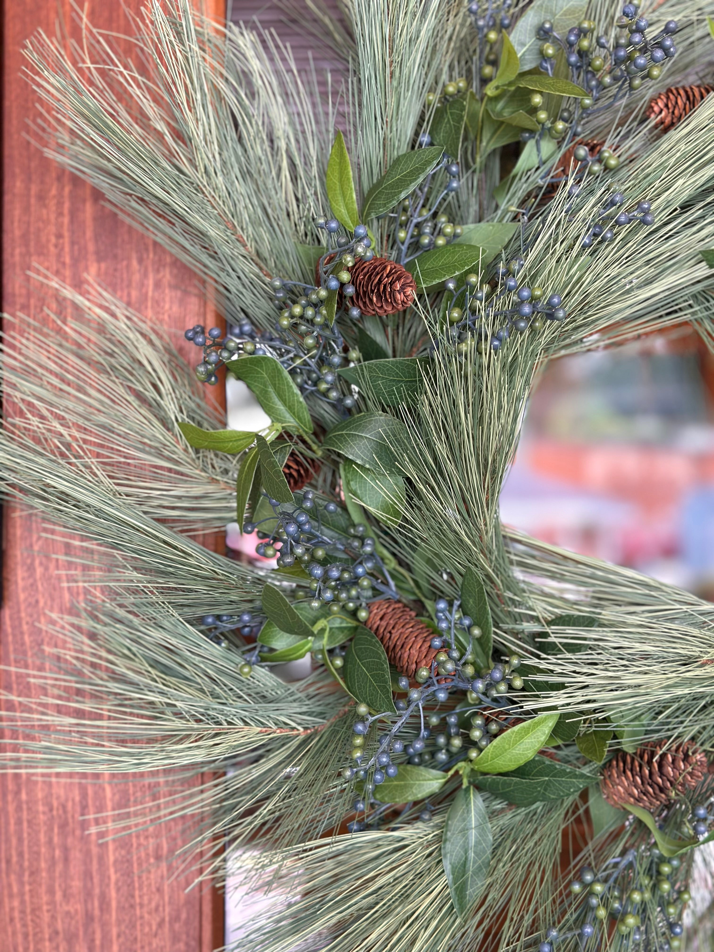 Seed Berry & Pine Wreath