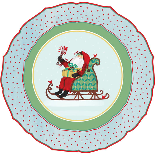 Hester & Cook Die-cut “Old St. Nick Sleigh” Placemat