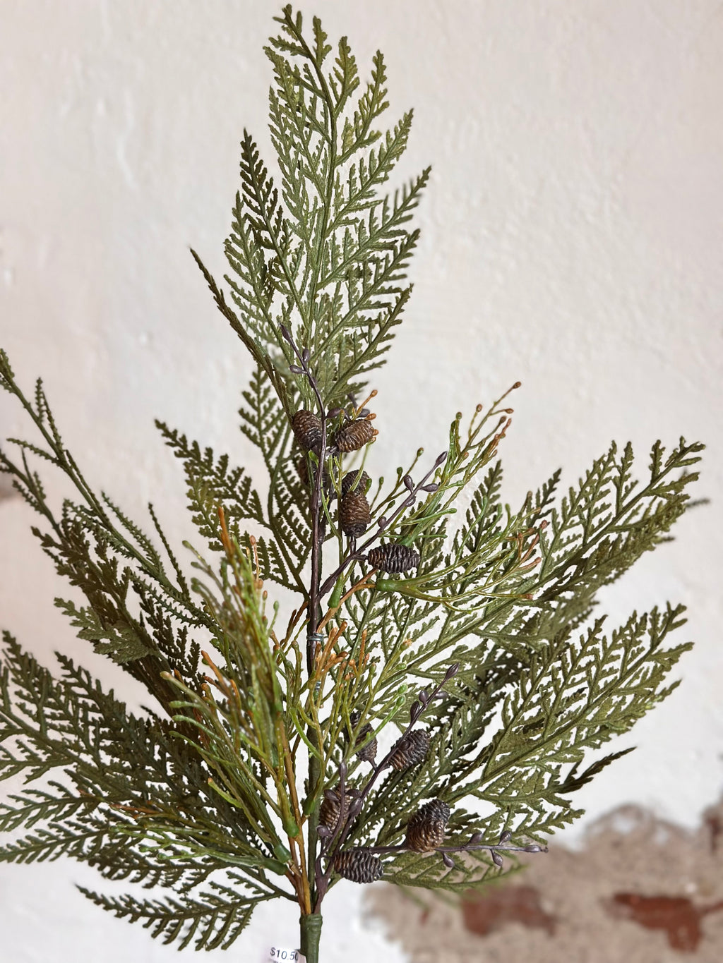 24” Mixed Green Cedar Spray Green/Brown
