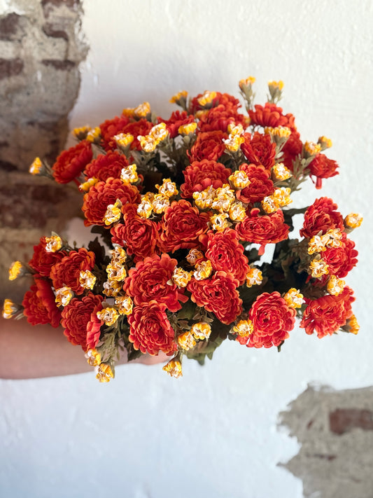 15" MINI MUM BUSH; 2.25" BLOOMS (MULTIPLE OPTIONS)