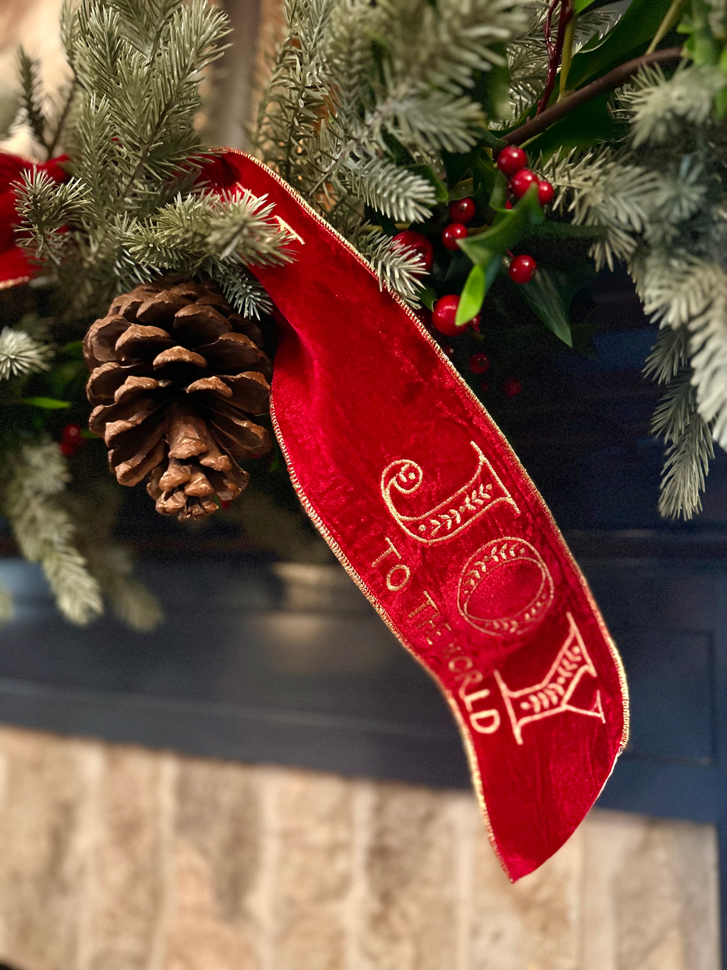 Joy to the World Ribbon Banner (2 Yards)