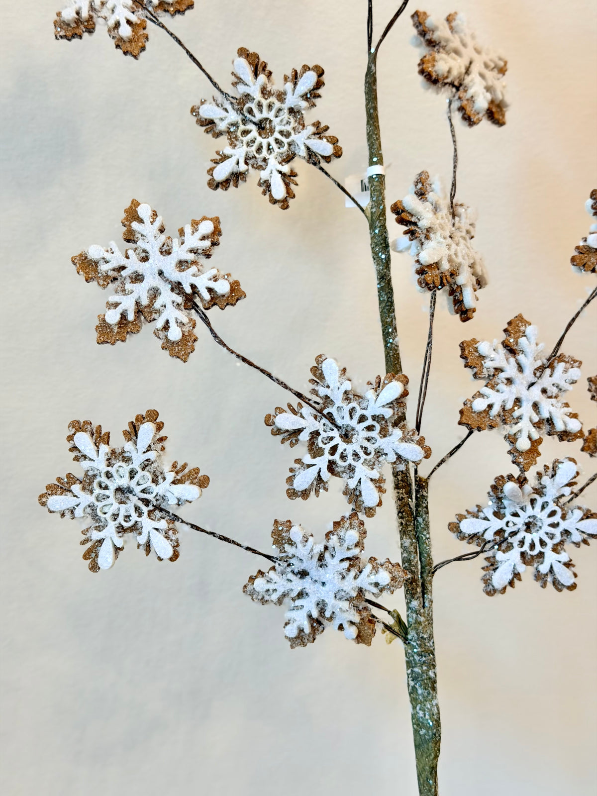 32" GINGERBREAD SNOWFLAKE SPRAY