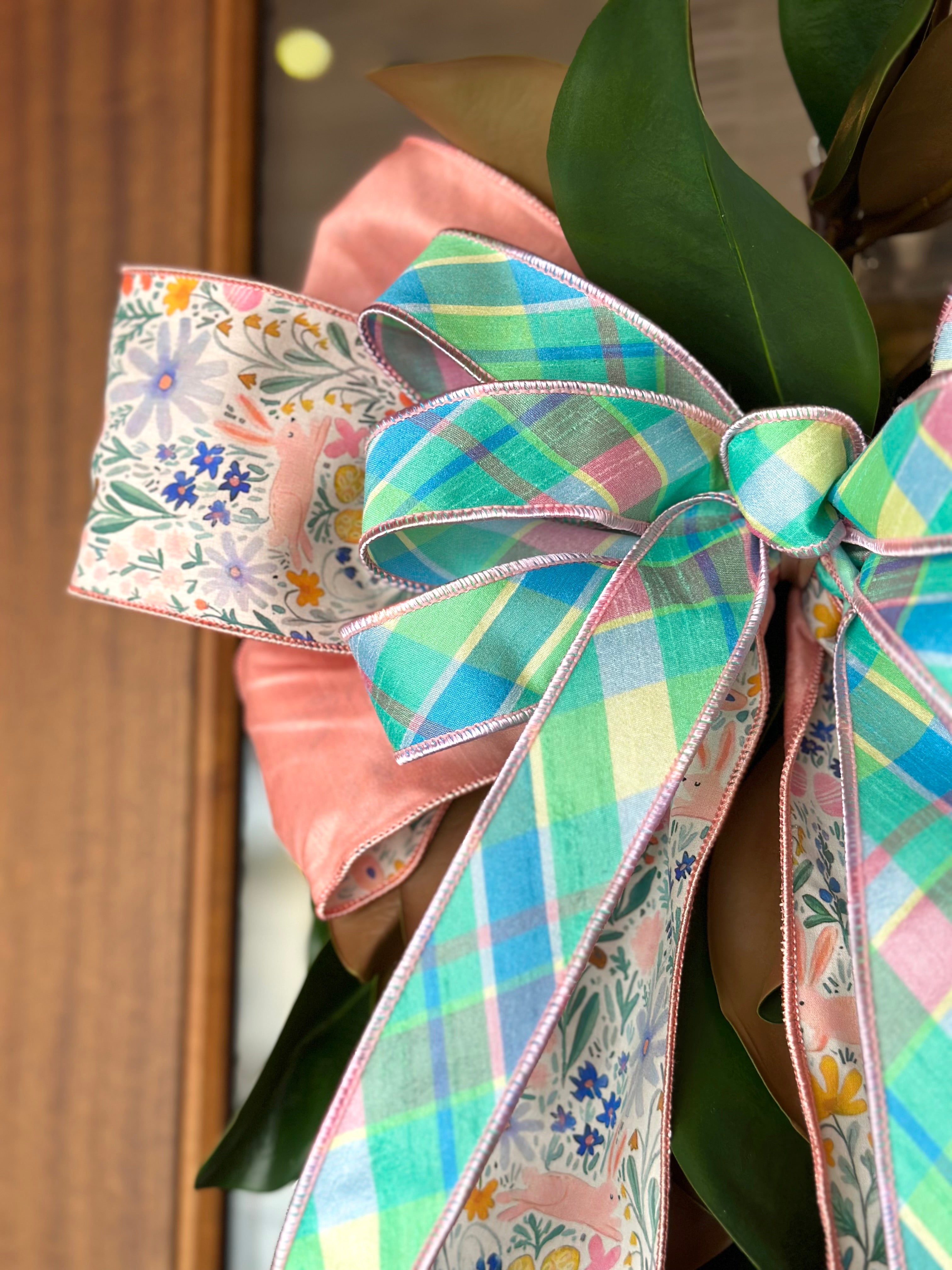 Pastel Bunnies Magnolia Swag