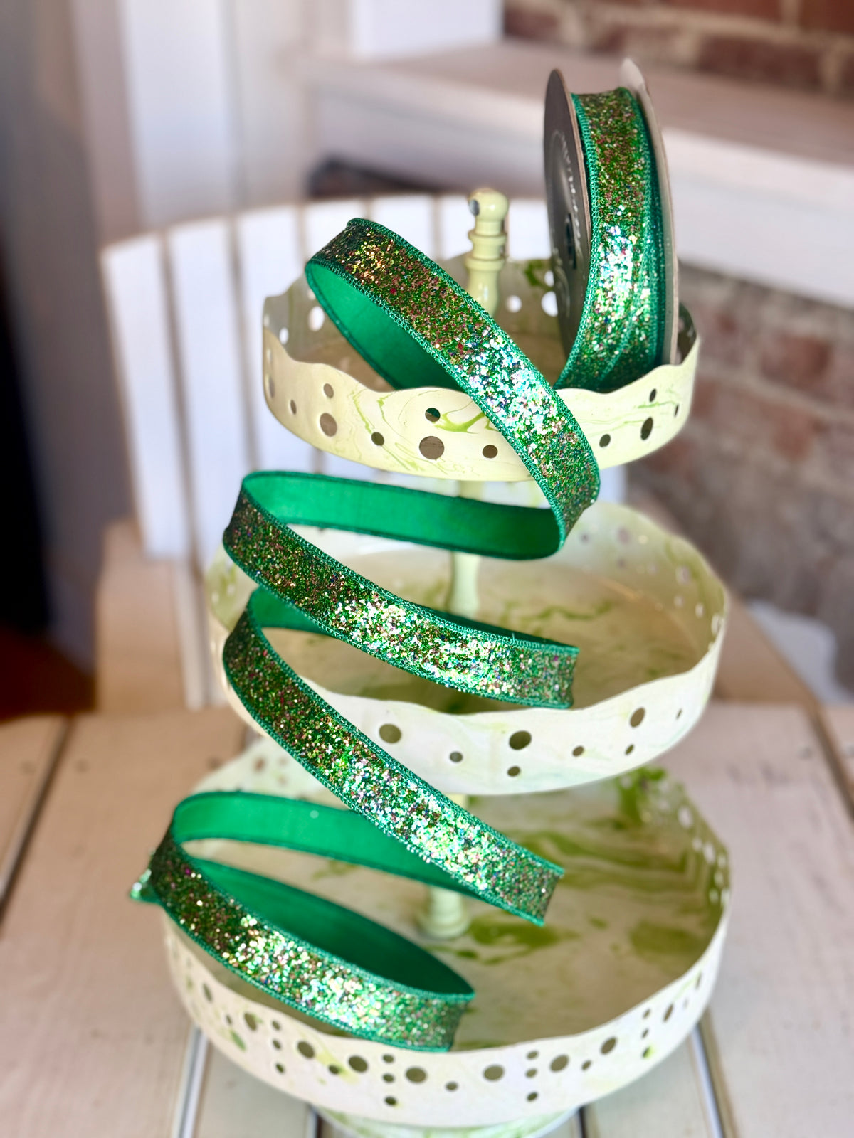 1” Confetti Glitter, SOLD BY THE YARD