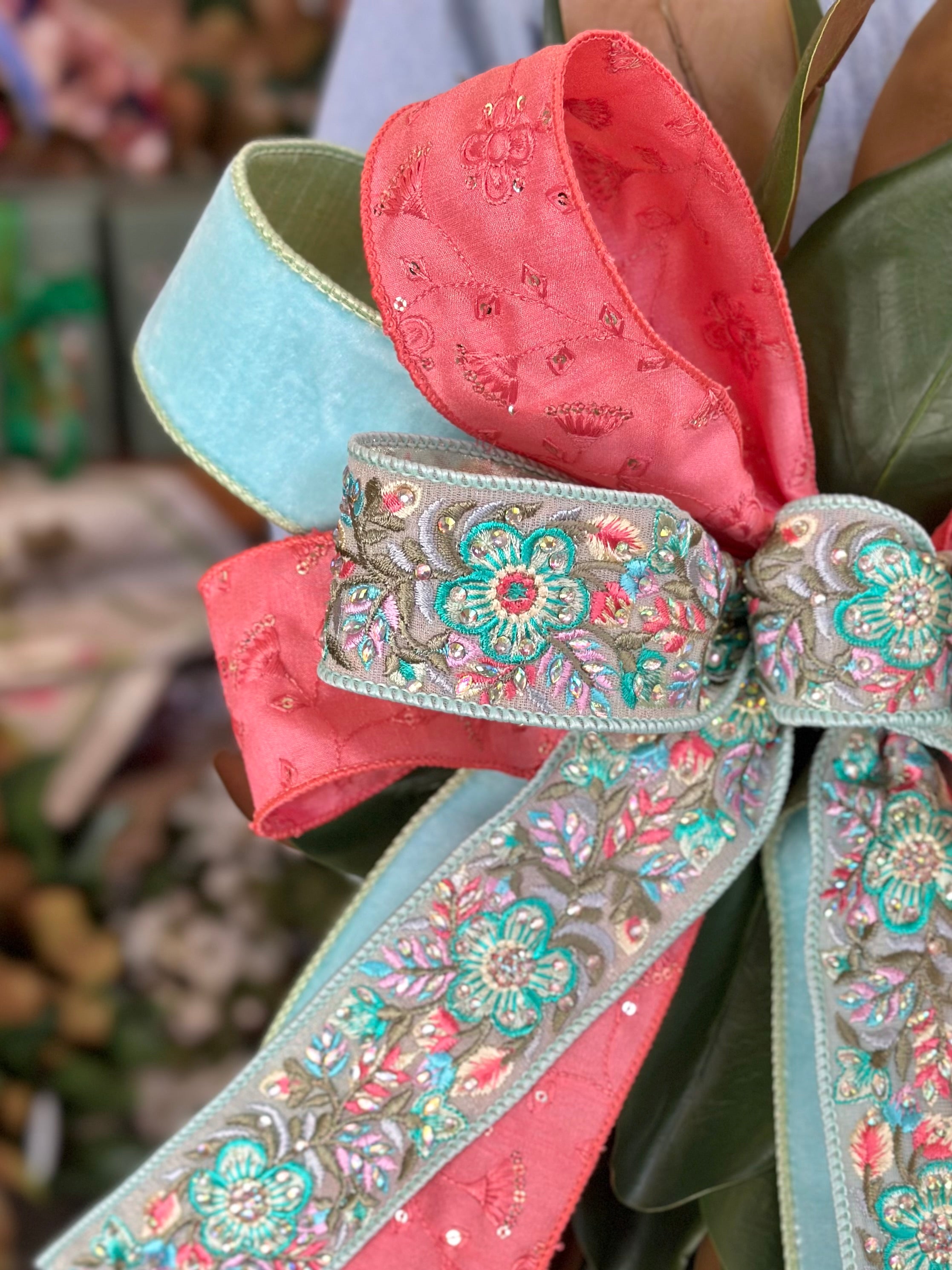 Sweet Florals Bow