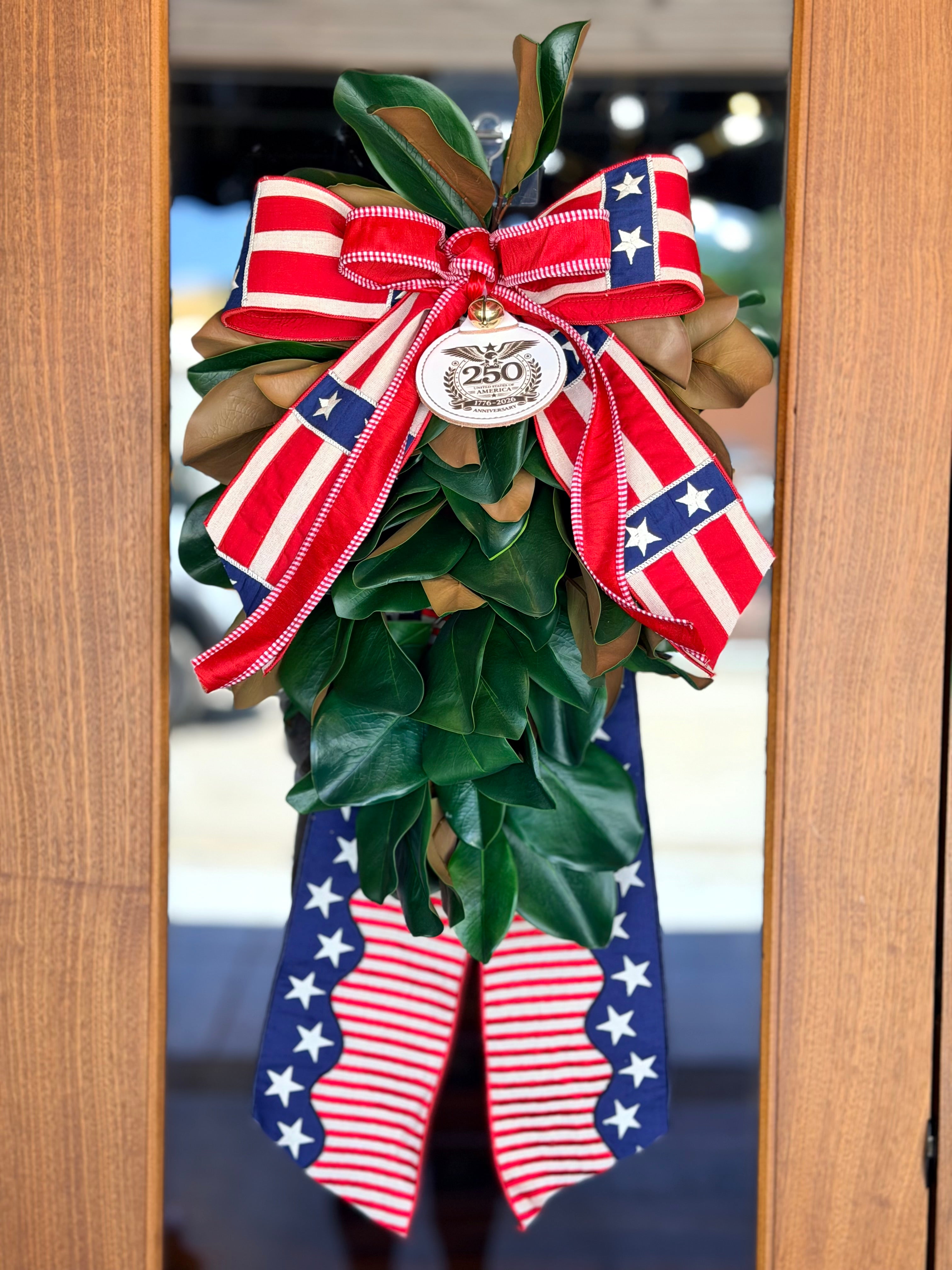 “250th Anniversary” Magnolia Swag