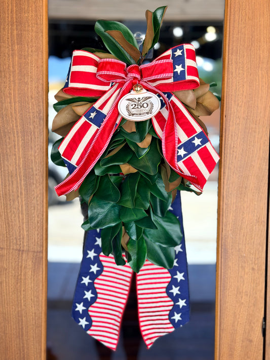 “250th Anniversary” Magnolia Swag