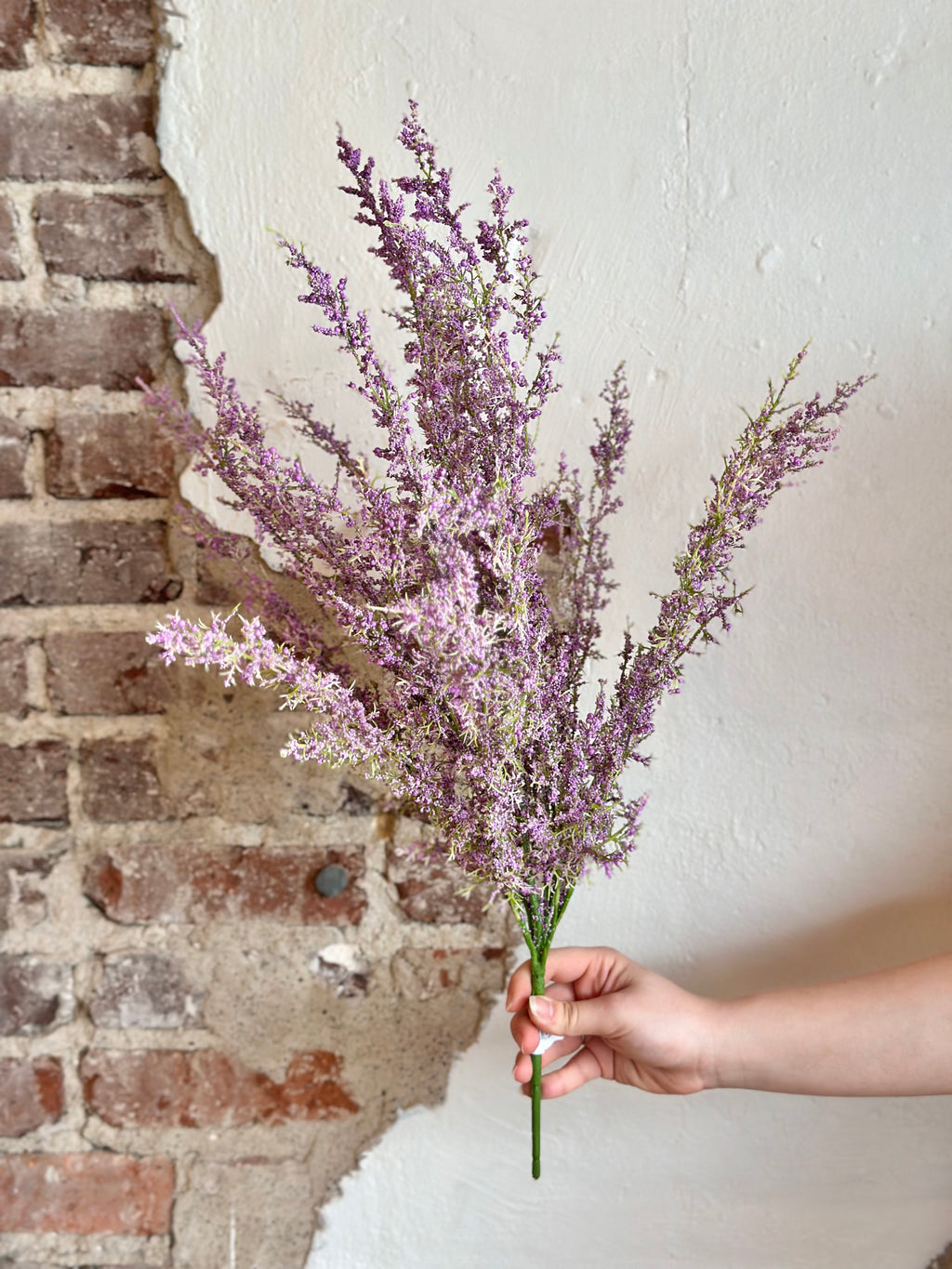 15" Tiny Berry Grass Bush