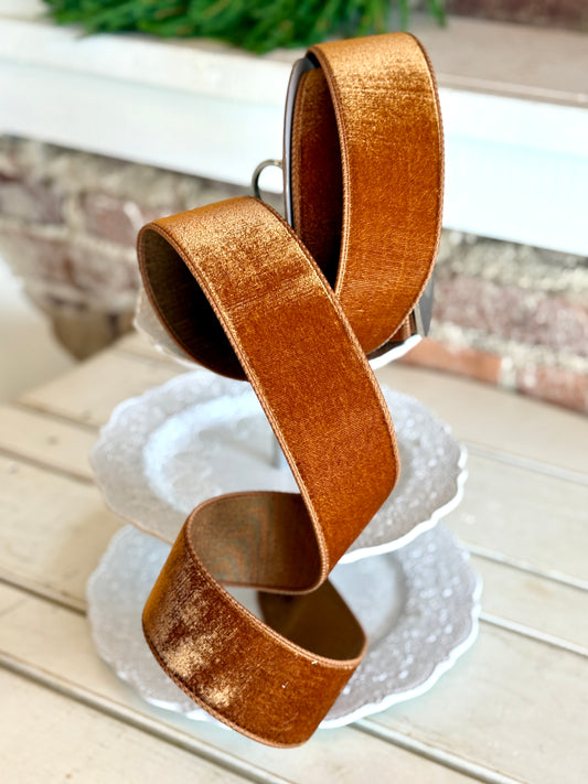 2.5" VELVET- PECAN