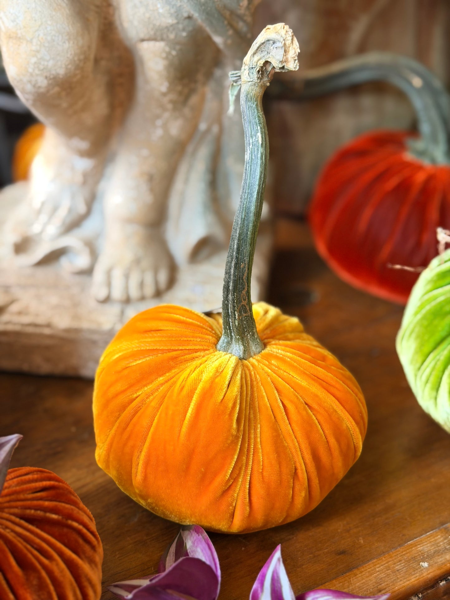 5" Velvet Pumpkin (Silk Options)