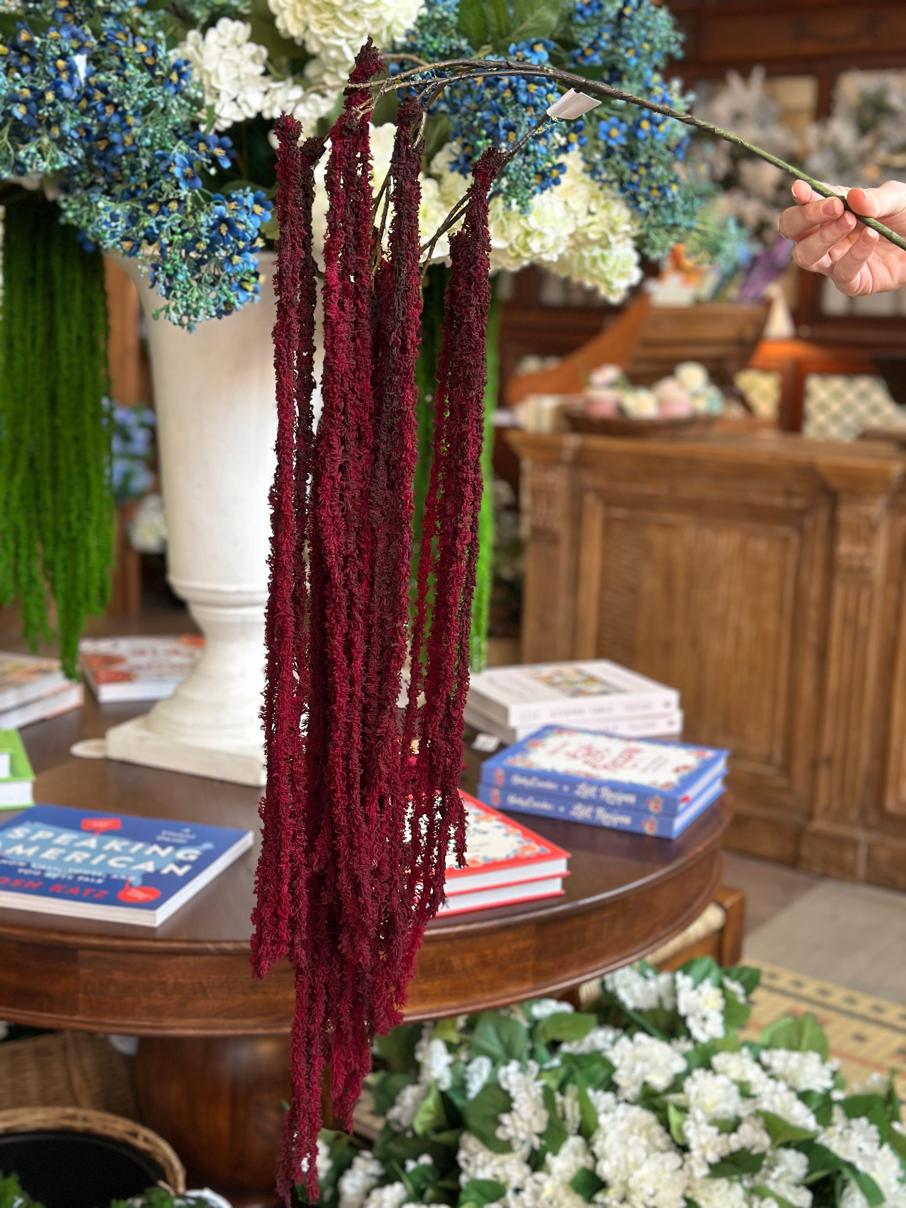 SOFT AMARANTHUS SPRAY 45" (COLOR OPTIONS)