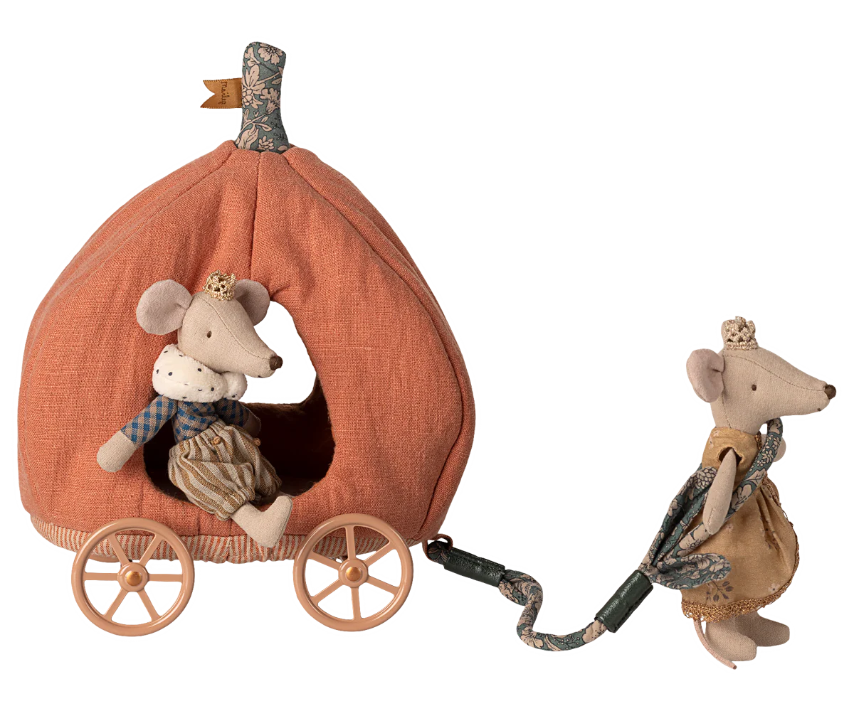 Maileg - Pumpkin carriage, Mouse