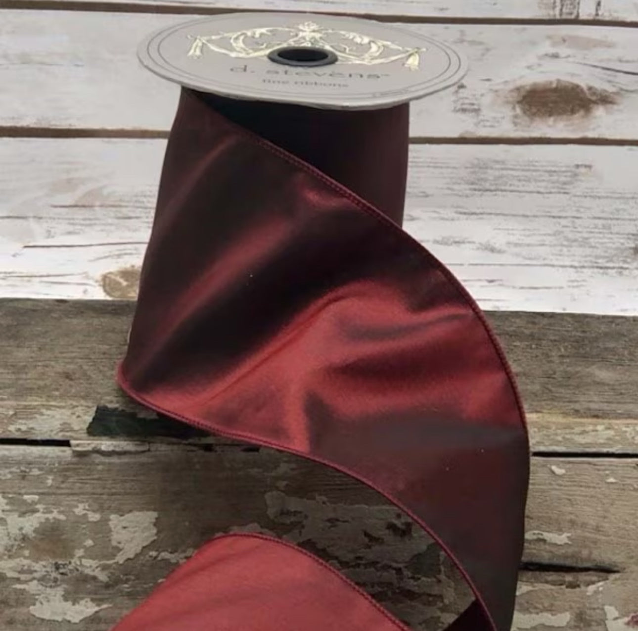 2.5”x25Y Simply Taffeta- Maroon