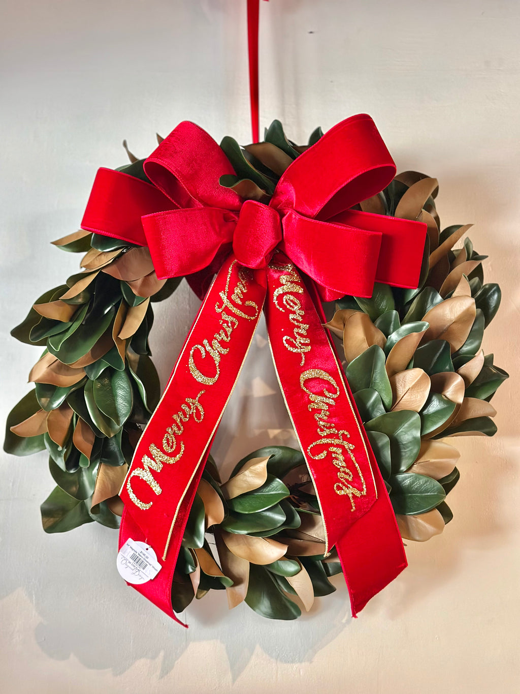 Magnolia "Merry Christmas" Wreath